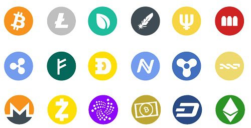 Stablecoin - Cryptocurrency - Bitcoin - array of logos